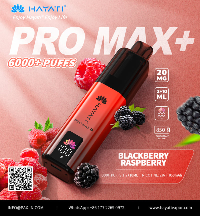 Hayati® Pro Max+ 6k puffs