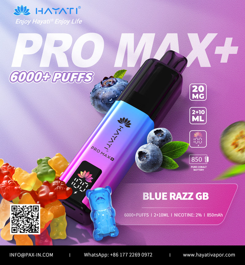 Hayati® Pro Max+ 6k puffs