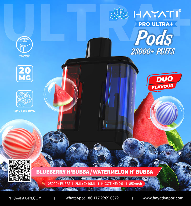 Hayati® Pro Ultra+ 25k pods