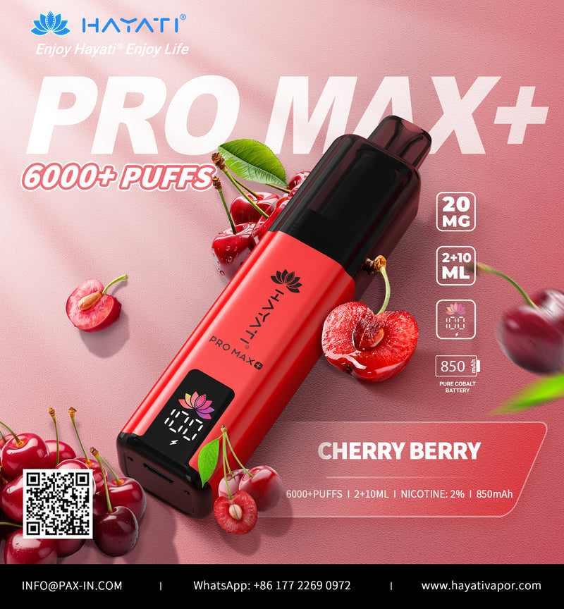 Hayati® Pro Max+ 6k puffs