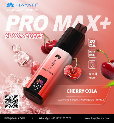 Hayati® Pro Max+ 6k puffs