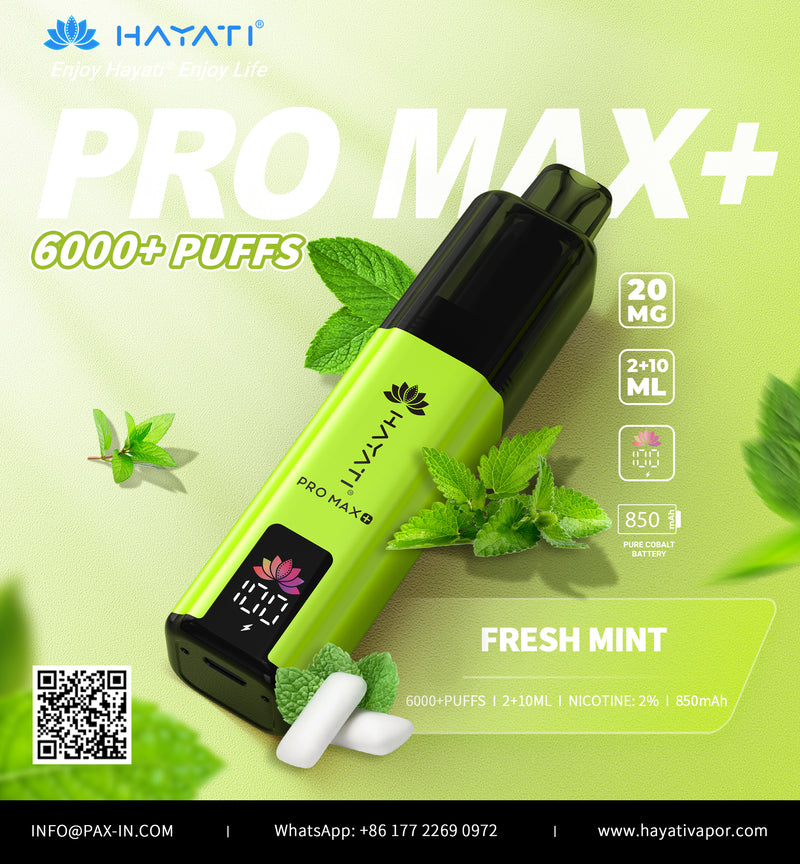 Hayati® Pro Max+ 6k puffs