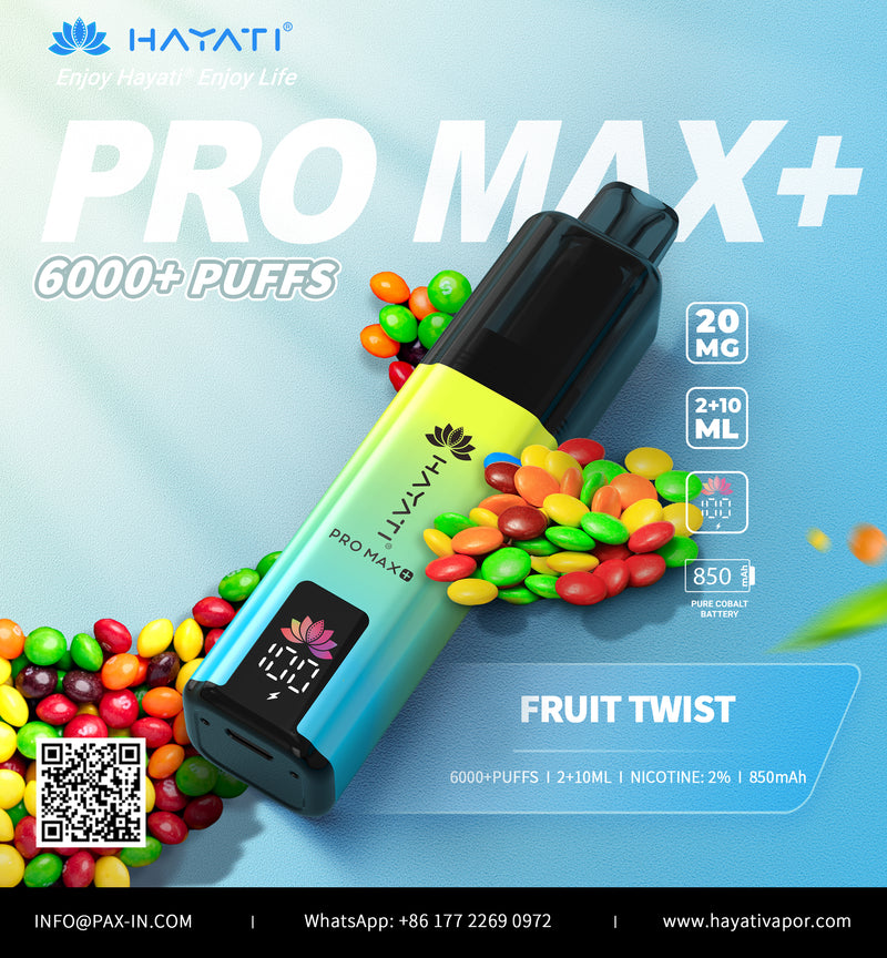 Hayati® Pro Max+ 6k puffs
