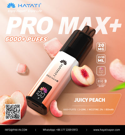 Hayati® Pro Max+ 6k puffs