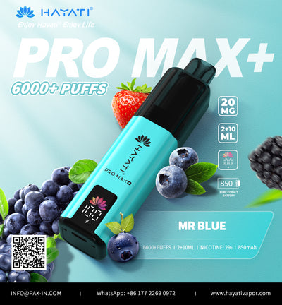 Hayati® Pro Max+ 6k puffs