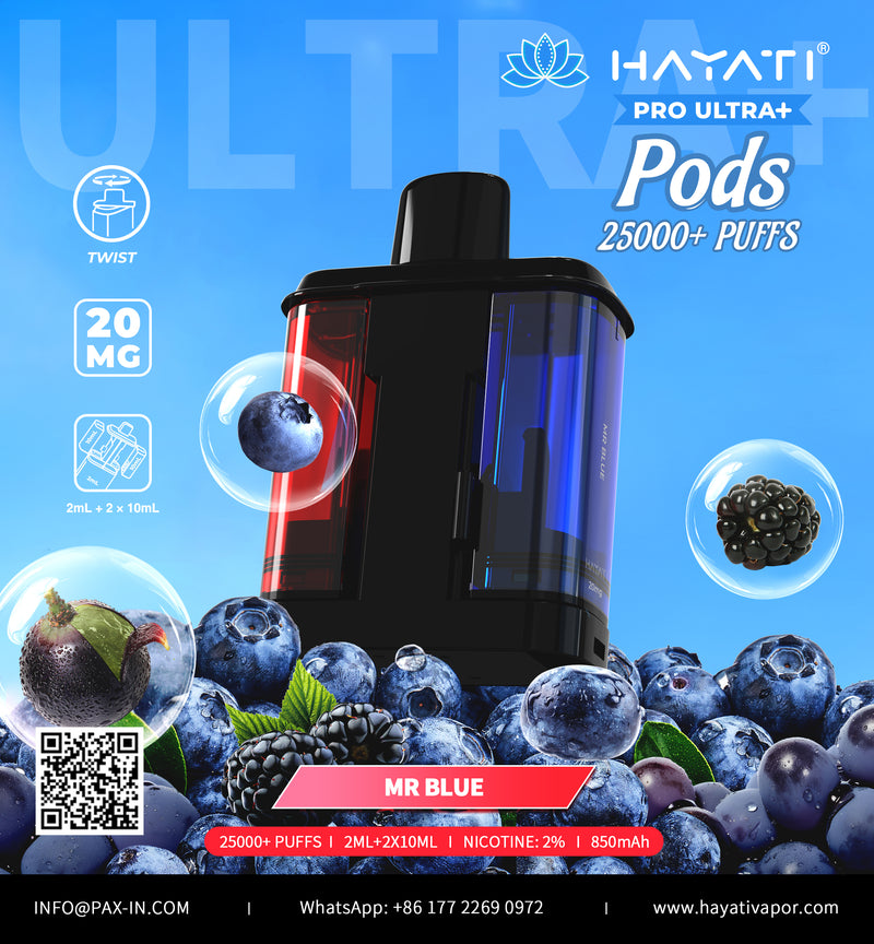 Hayati® Pro Ultra+ 25k pods