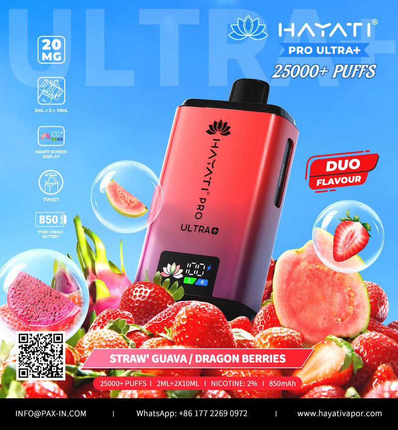 Hayati® Pro Ultra+ 25k puffs