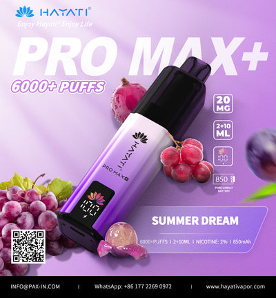 Hayati® Pro Max+ 6k puffs