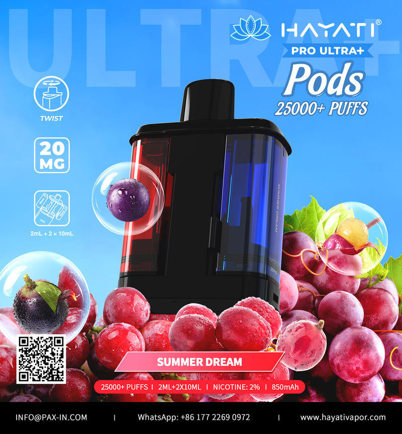 Hayati® Pro Ultra+ 25k pods