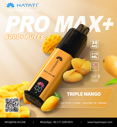 Hayati® Pro Max+ 6k puffs