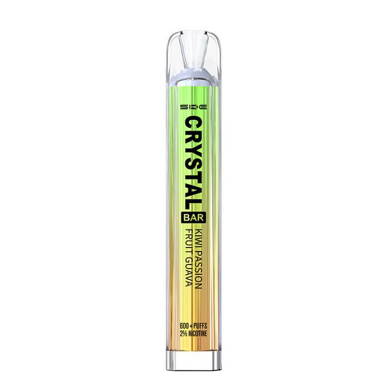 SKE CRYSTAL KIWI PASSION FRUIT GUAVA DISPOSABLE 600 PUFFS