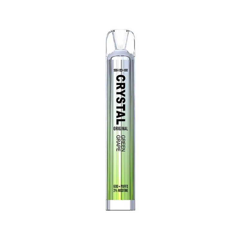 SKE CRYSTAL GREEN GRAPE DISPOSABLE 600 PUFFS