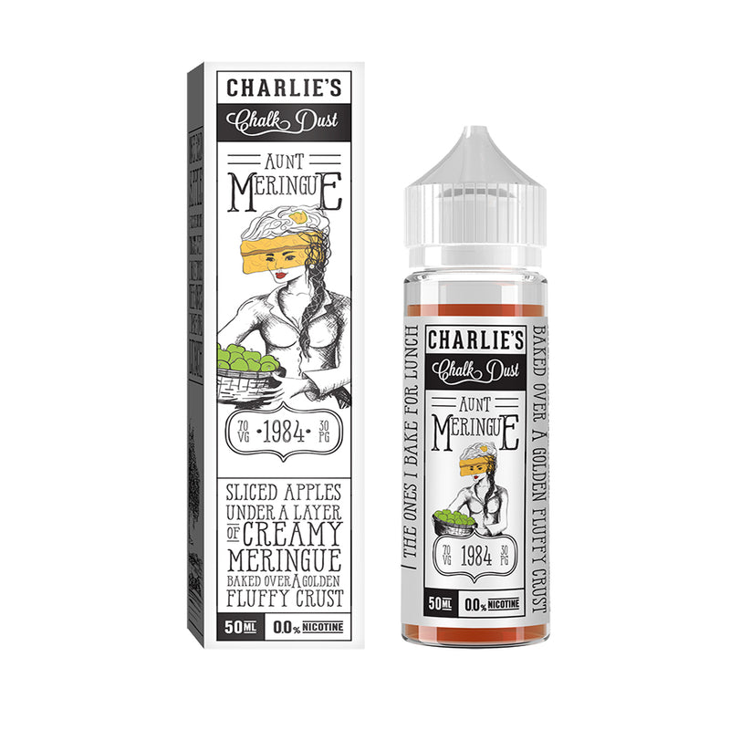 Charlies Chalk Dust Apple Meringue Cake Pie E-Liquid 50ml Short Fill