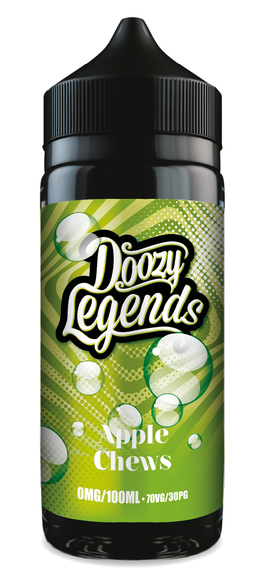 DOOZY LEGENDS APPLE CHEWS SHORTFILL E-LIQUID 100ML