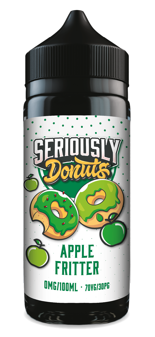 SERIOUSLY DONUTS APPLE FRITTER E-LIQUID SHORTFILL 100ML