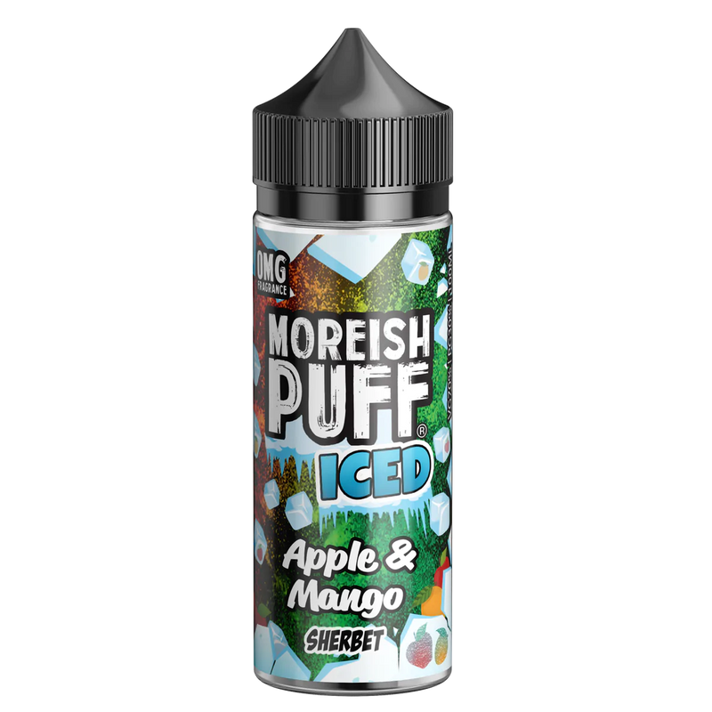 MOREISH PUFF ICED APPLE & MANGO SHERBET SHORTFILL E-LIQUID 100ML