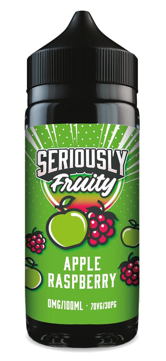 SERIOUSLY FRUITY APPLE RASPBERRY E-LIQUID SHORTFILL 100ML