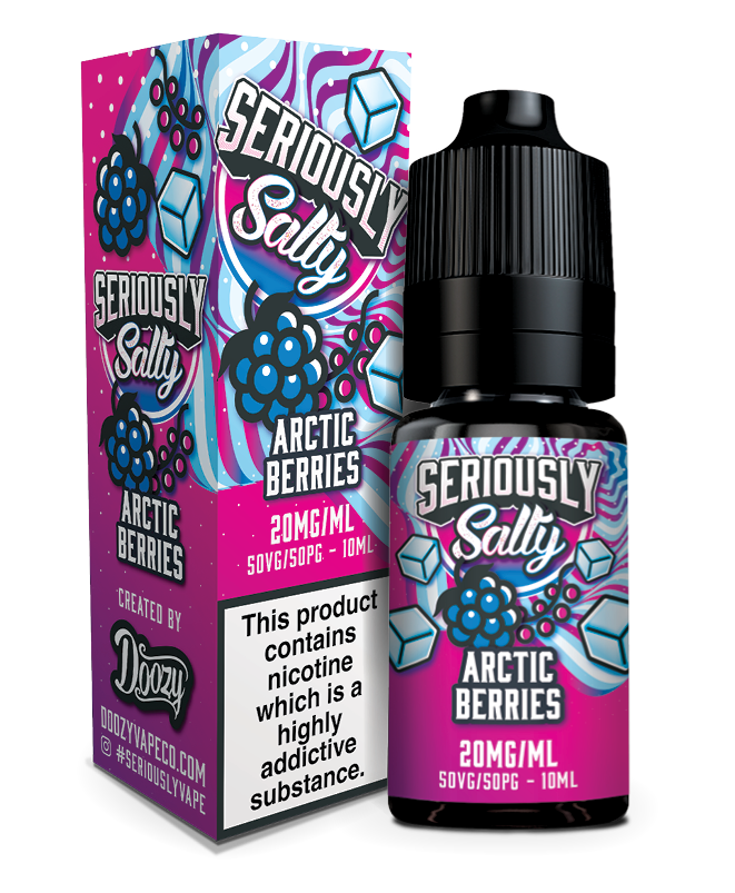 SERIOUSLY SALTY ARCTIC BERRIES NIC SALT E-LIQUID 20ML