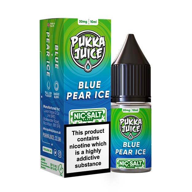 PUKKA JUICE BLUE PEAR ICE NIC-SALT 10ML