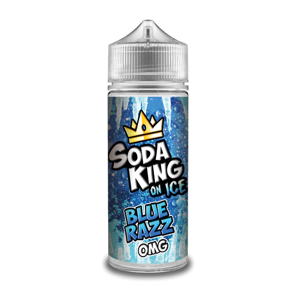 SODA KING ON ICE BLUE RAZZ ON ICE E-LIQUID SHORTFILL 100ML