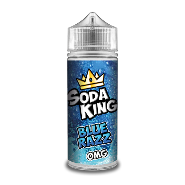 SODA KING BLUE RAZZ E-LIQUID SHORTFILL 100ML