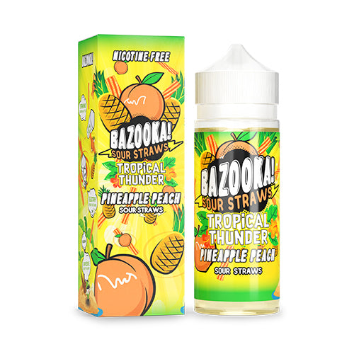 BAZOOKA PINEAPPLE PEACH STRAWS E-LIQUID SHORTFILL 100ML