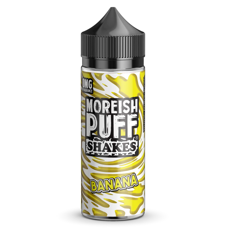 MOREISH PUFF SHAKES BANANA SHORTFILL E-LIQUID 100ML