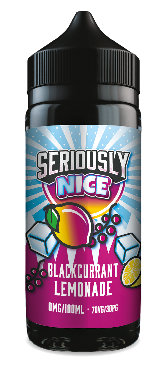 SERIOUSLY NICE BLACKCURRANT LEMONADE E-LIQUID SHORTFILL 100ML