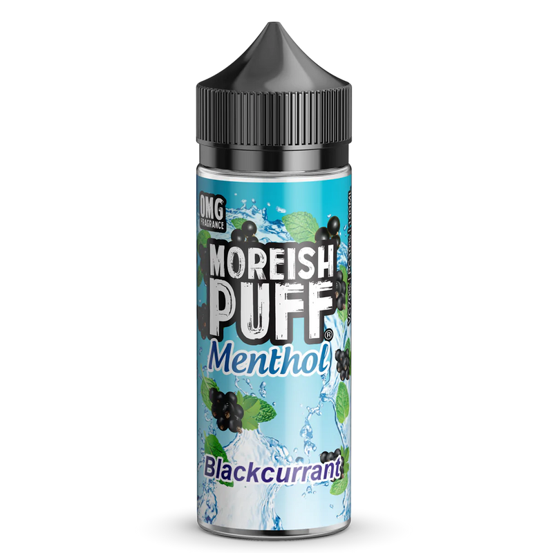 MOREISH PUFF MENTHOL BLACKCURRANT SHORTFILL E-LIQUID 100ML