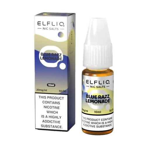 ELF BAR ELFLIQ BLUE RAZZ LEMONADE NIC SALT E-LIQUID 10ML