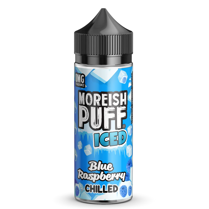 MOREISH PUFF ICED BLUE RASPBERRY CHILLED SHORTFILL E-LIQUID 100ML