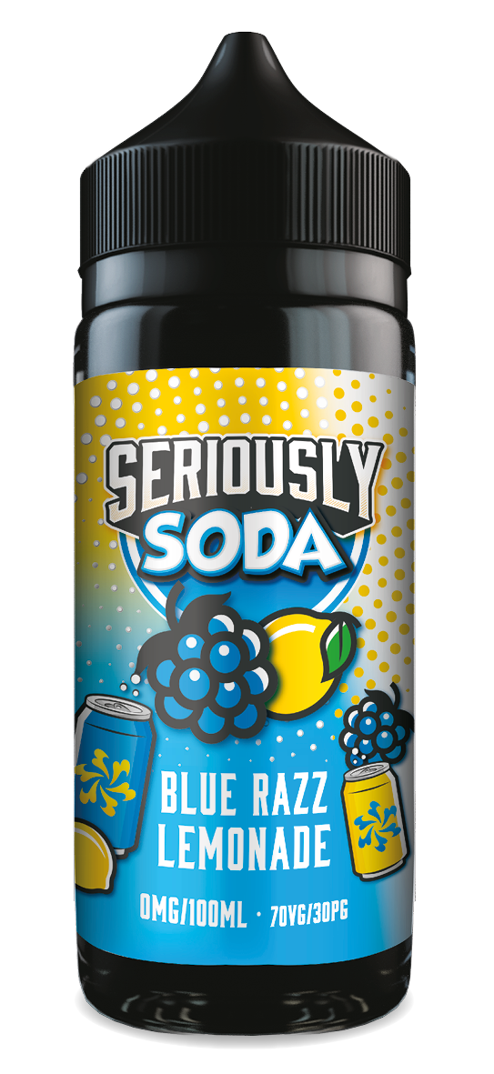 SERIOUSLY SODA BLUE RAZZ LEMONADE SHORTFILL E-LIQUID 100ML