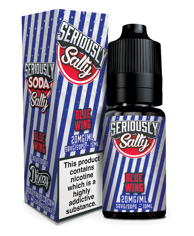 SERIOUSLY SALTY BLUE WING NIC SALT E-LIQUID 20ML