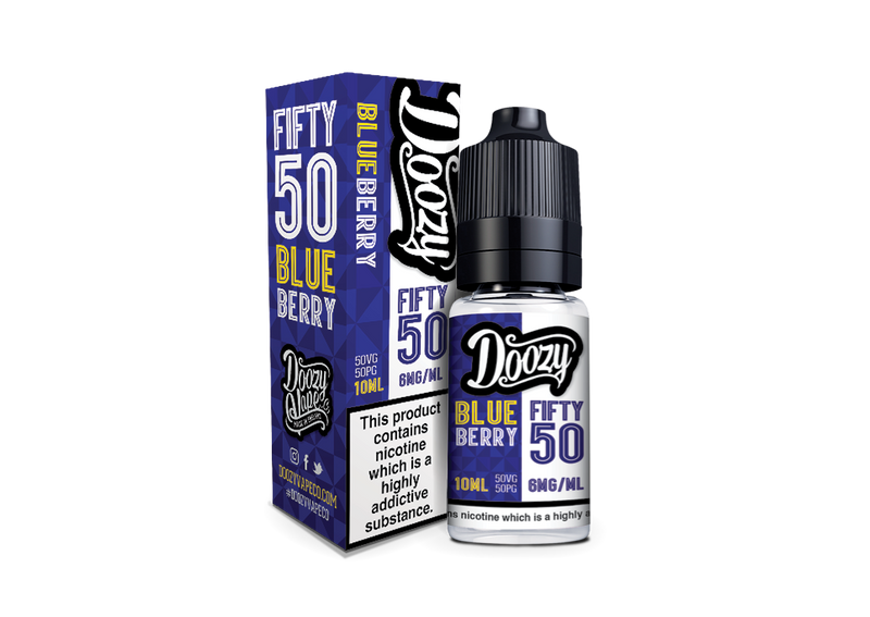 DOOZY 50:50 BLUEBERRY E-LIQUID 10ML