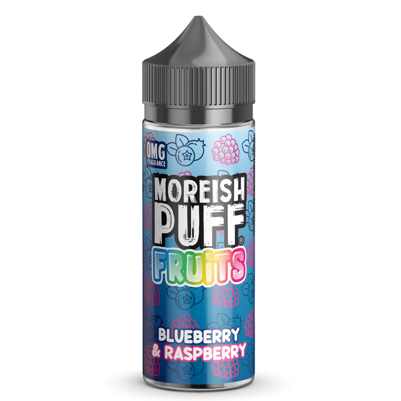 MOREISH PUFF FRUITS BLUEBERRY & RASPBERRY SHORTFILL E-LIQUID 100ML