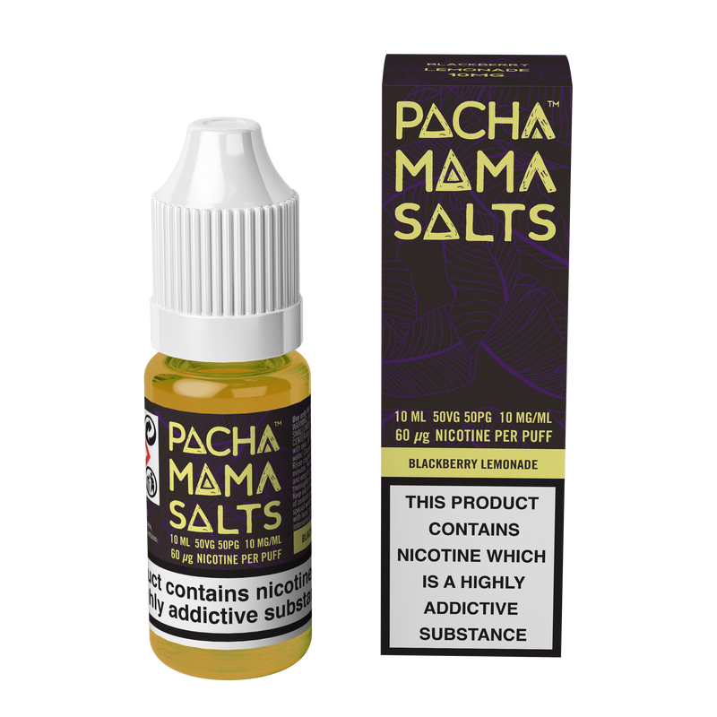 PACHAMAMA BLACKBERRY LEMONADE NICOTINE SALT E-LIQUID 10ML