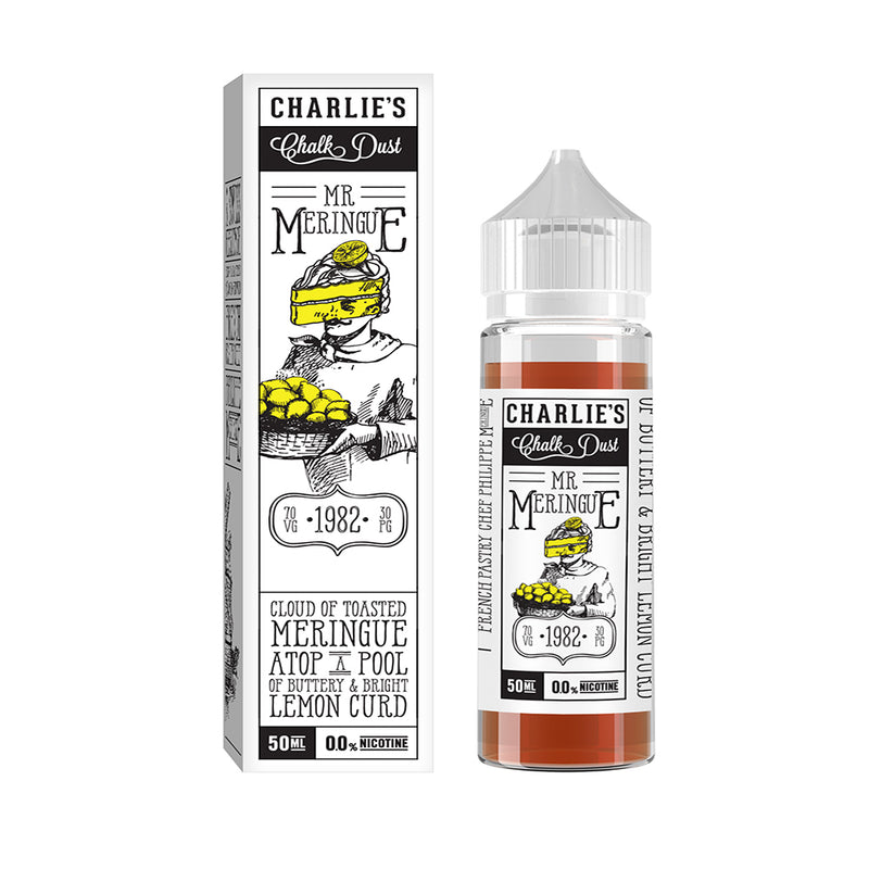 Charlies Chalk Dust Mr Meringue Lemon Curd E-Liquid 50ml Short Fill