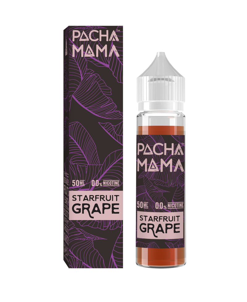 PACHA MAMA STARFRUIT GRAPE SHORTFILL E-LIQUID 50ML