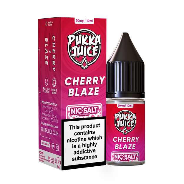 PUKKA JUICE CHERRY BLAZE NIC-SALT 10ML