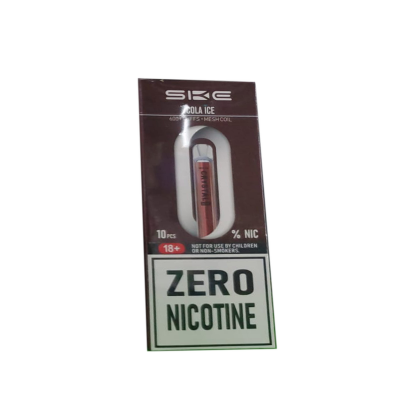 SKE CRYSTAL ZERO COLA ICE DISPOSABLE 600 PUFFS