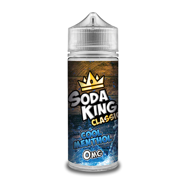 SODA KING CLASSIC COOL MENTHOL E-LIQUID SHORTFILL 100ML