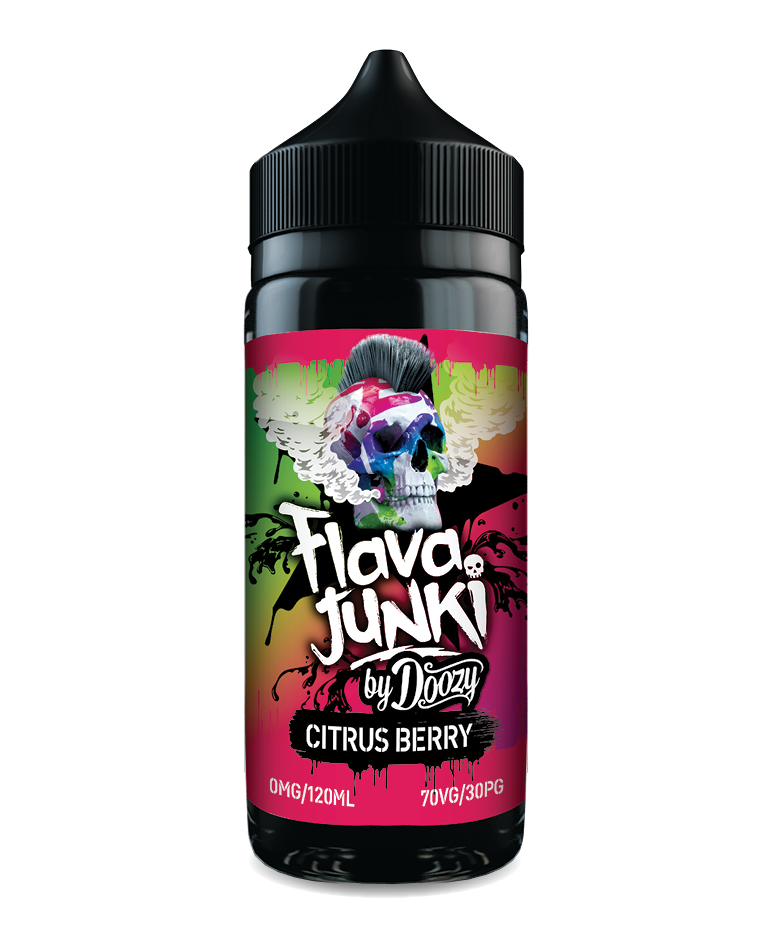 FLAVA JUNKI CITRUS BERRY E-LIQUID SHORTFILL 100ML