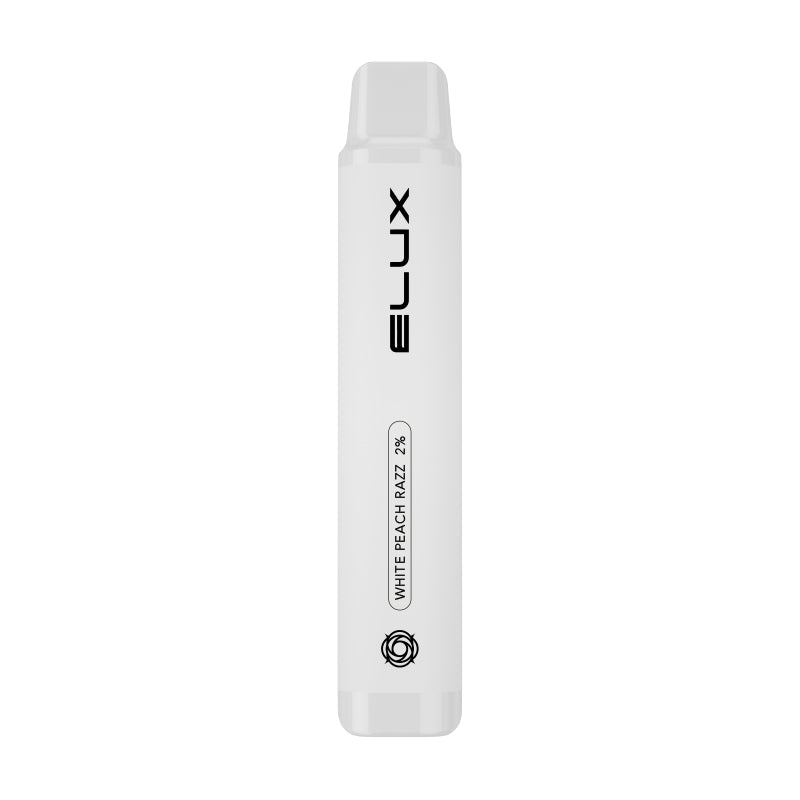 ELUX PRO 600 WHITE PEACH RAZZ DISPOSABLE 600 PUFFS