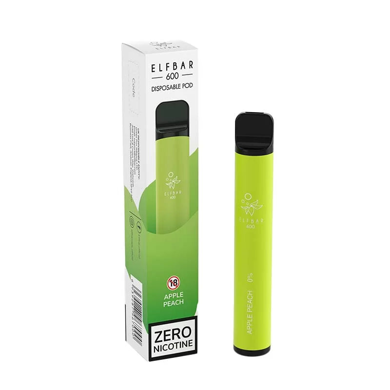 ELF BAR ZERO APPLE PEACH DISPOSABLE VAPE 600 PUFFS