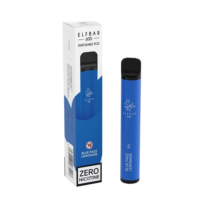 ELF BAR ZERO BLUE RAZZ LEMONADE DISPOSABLE VAPE 600 PUFFS