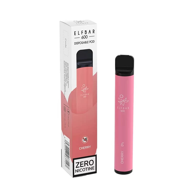 ELF BAR ZERO CHERRY DISPOSABLE VAPE 600 PUFFS