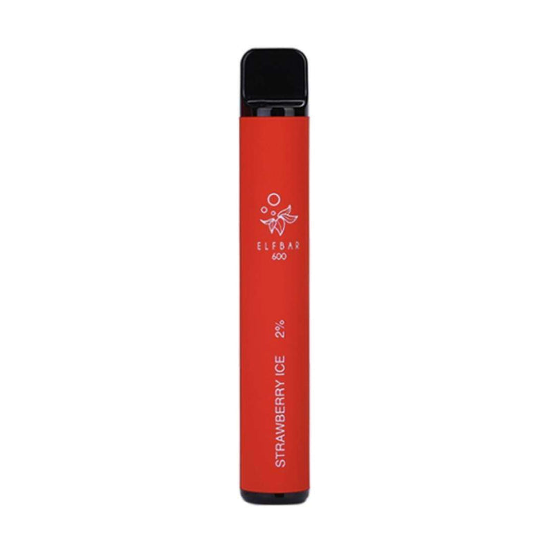 ELF BAR STRAWBERRY ICE DISPOSABLE VAPE 600 PUFFS