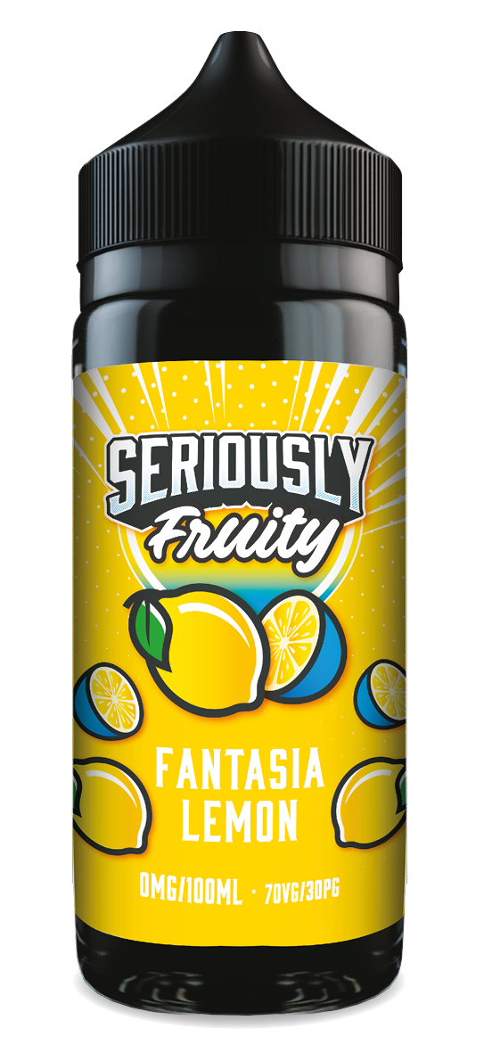 SERIOUSLY FRUITY FANTASIA LEMON E-LIQUID SHORTFILL 100ML