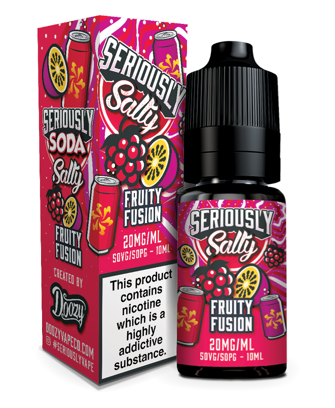 SERIOUSLY SALTY FRUITY FUSION NIC SALT E-LIQUID 20ML