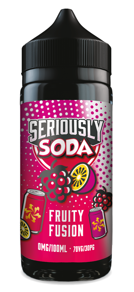 SERIOUSLY SODA FRUITY FUSION SHORTFILL E-LIQUID 100ML